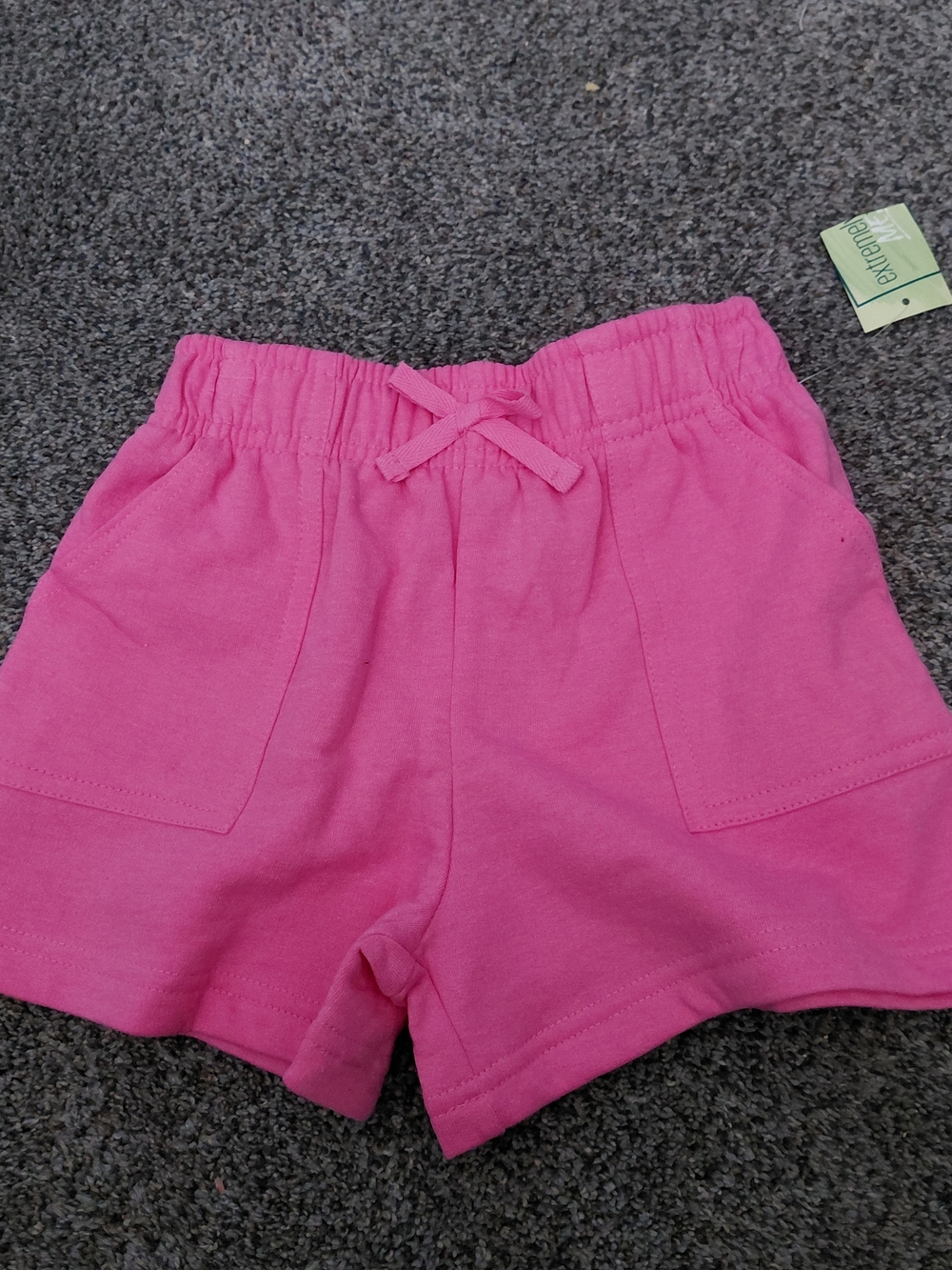 Girls' Pull-On Knit Shorts in Bright Pink